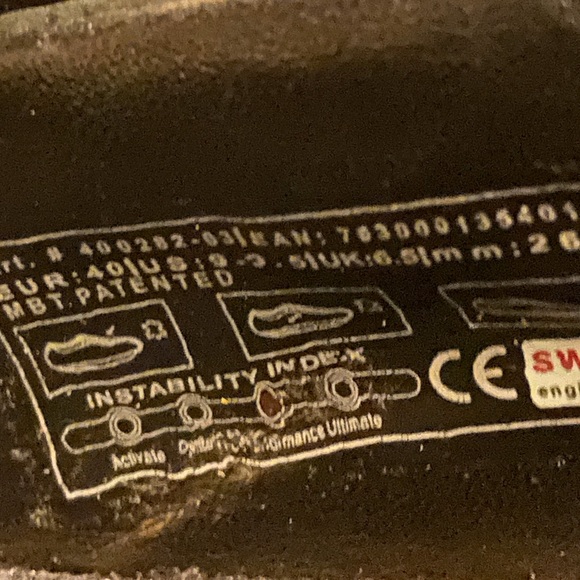 MBT Art Shoe Rocker High Leather Kesho MJ Black Loafers Women’s Size EUR 40 - Picture 10 of 14